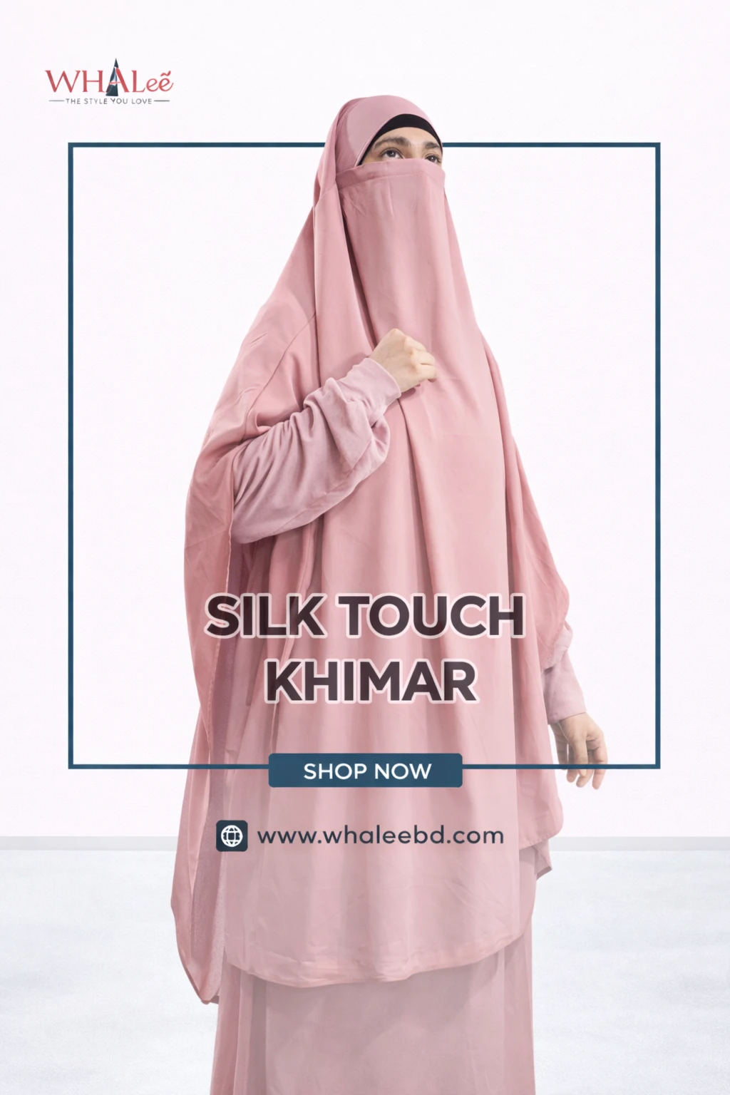 Riham Al-Layl Cheri Khimar- Soft Pink